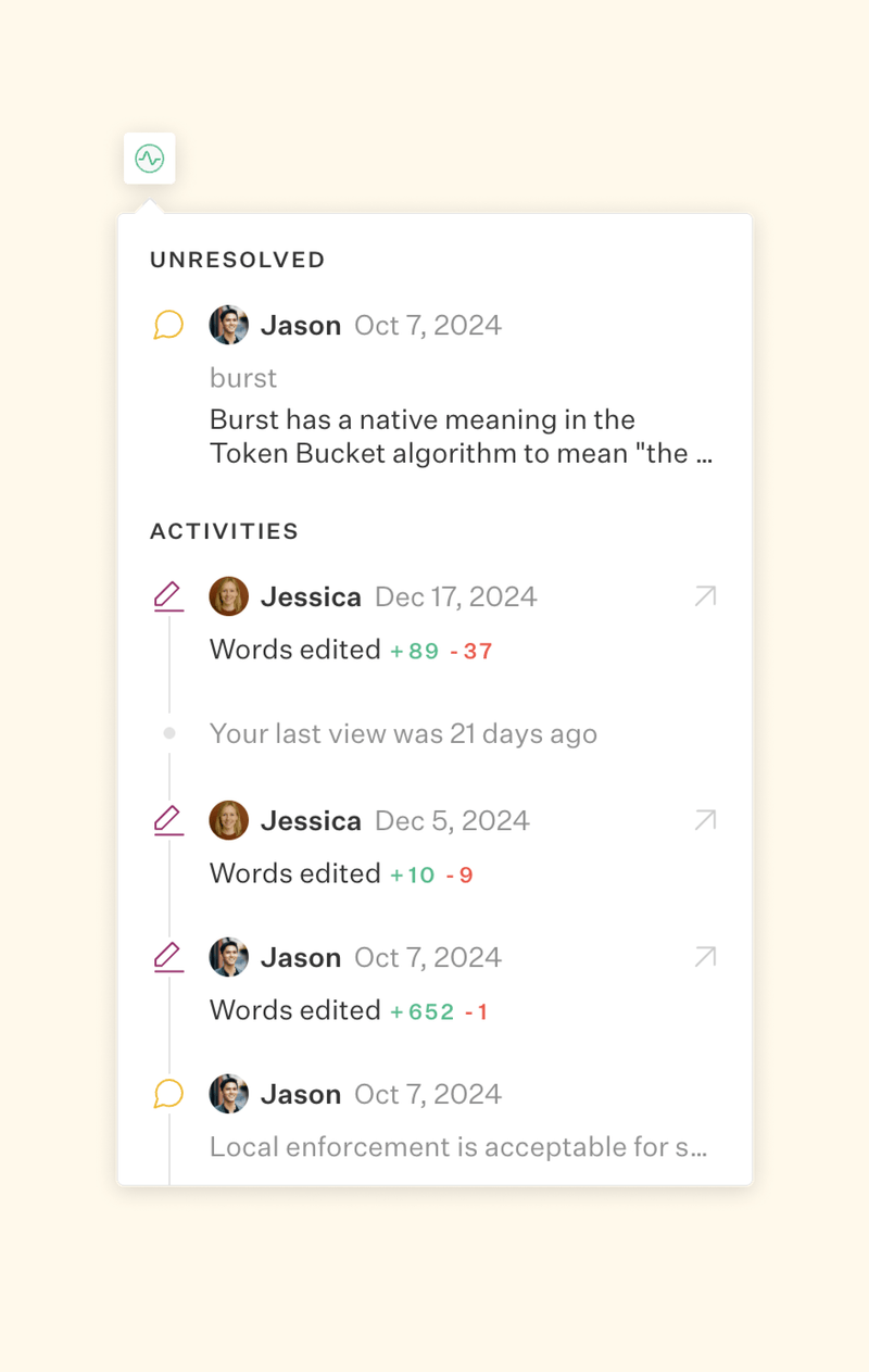 Post Activity Screenshot