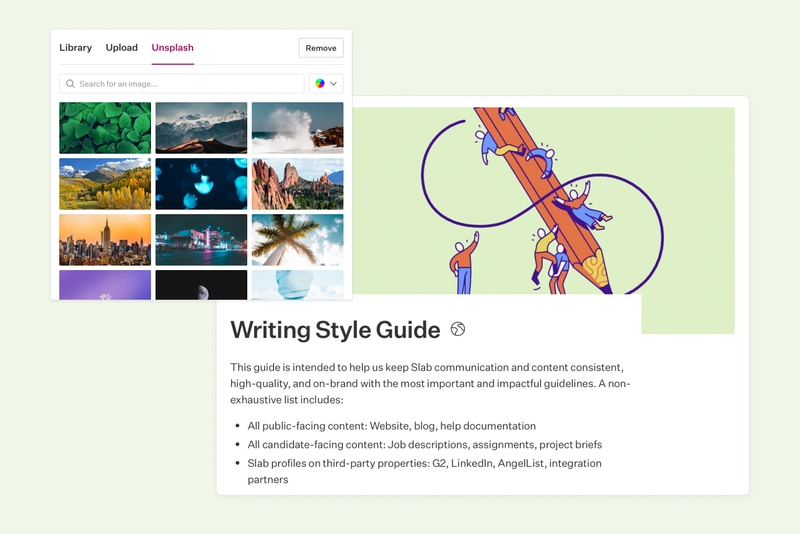 Post cover and Unsplash